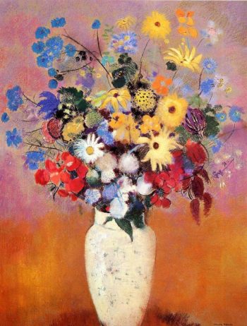 Realist Flower Painting by Odilon Redon
